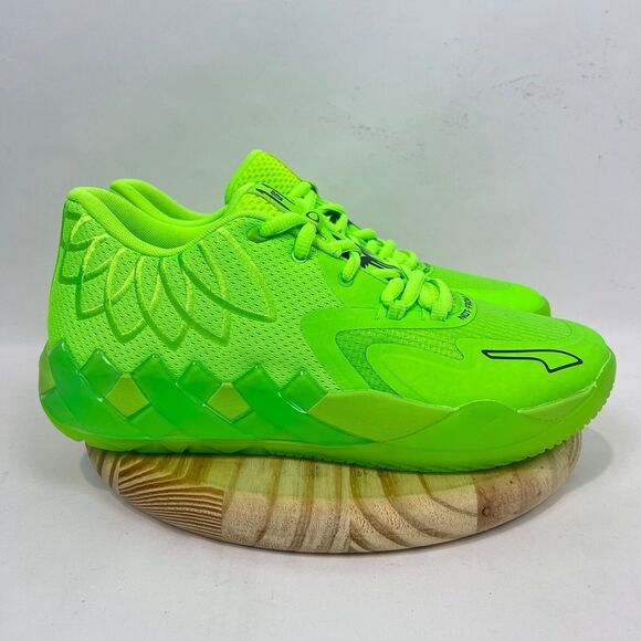 NEW Puma LaMelo Ball MB.01 Lo Green Gecko Men 376941-07 Size 10.5 - Picture 2 of 10